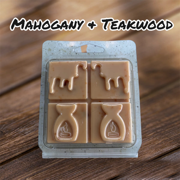 Square Clamshell Wax Melt (Mahogany & Teakwood)