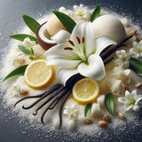 Large 6 Piece Clam - Icing Sugar