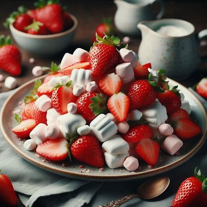 Wax Melt Shapes - Marshmallow & English Strawberry