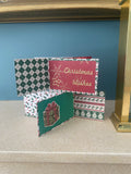 Totally Unique Pin Wheel Christmas Card Traditional Design (1)
