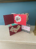 Totally Unique Pin Wheel Christmas Card Traditional Design (1)