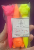3x Unscented Soap Crayons