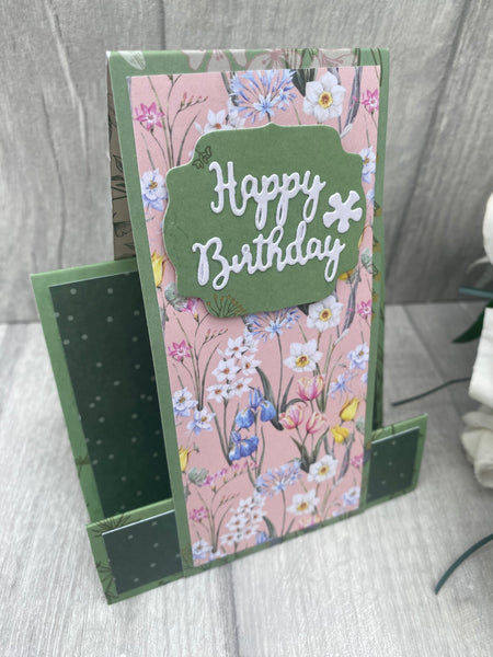 ‘Happy Birthday’ Stand Up Greeting Card