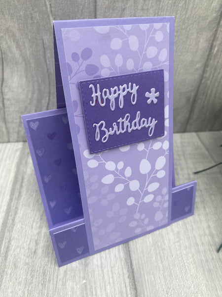 ‘Happy Birthday’ Stand Up Greeting Card