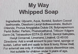 Whipped Soap - MY WAY - 120g