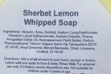 Whipped Soap - SHERBET LEMON - 120g