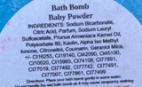 MONSTER Bath Bomb - BABY POWDER