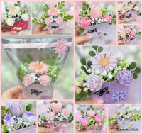 Small Flower Bouquet - Black Plum & Rhubarb