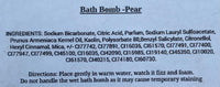 BITTEN PEAR Bath Bomb - Pear