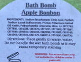 Green Monster Bath Bomb - Apple Bonbon