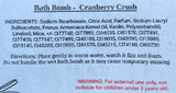 Reindeer Bath Bomb - Cranberry Crush