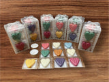 Coloured Heart Clam Gift Set