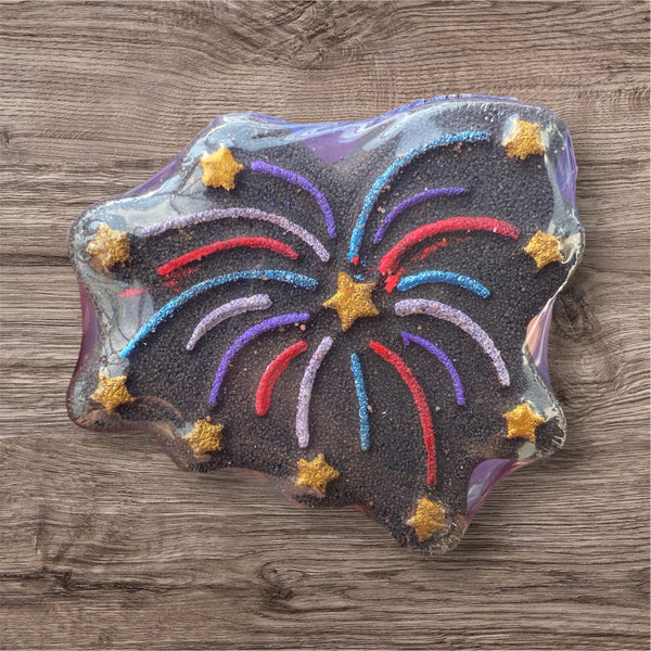 FIREWORKS Bath Bomb - Rhubarb Picante