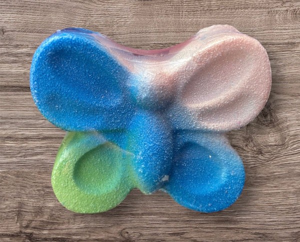 RAINBOW BUTTERFLY Bath Bomb - Sparkly Violets
