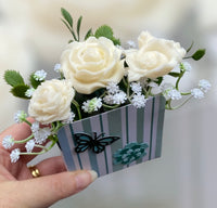 Small Flower Bouquet - Black Plum & Rhubarb