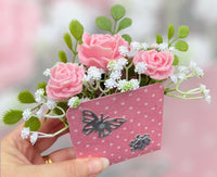 Small Flower Bouquet - Black Plum & Rhubarb