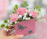 Small Flower Bouquet - Black Plum & Rhubarb
