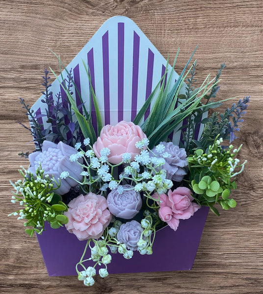 Box Bouquet - Black Plum & Rhubarb