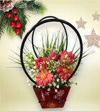 Large Christmas Flower Box