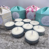 Handmade Box of 9 Fragranced Tea Lights
