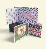 Totally Unique Pin Wheel Christmas Card Traditional Design (3)