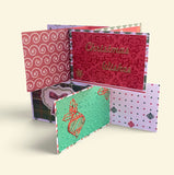 Totally Unique Pin Wheel Christmas Card Traditional Design (1)