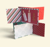 Totally Unique Pin Wheel Christmas Card Traditional Design (3)