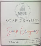 3x Unscented Soap Crayons
