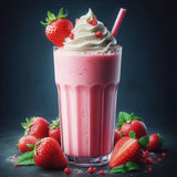 Large 6 Piece Clam - Strawberry Milkshake