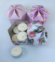 Handmade Box of 6 Fragranced Tea Lights